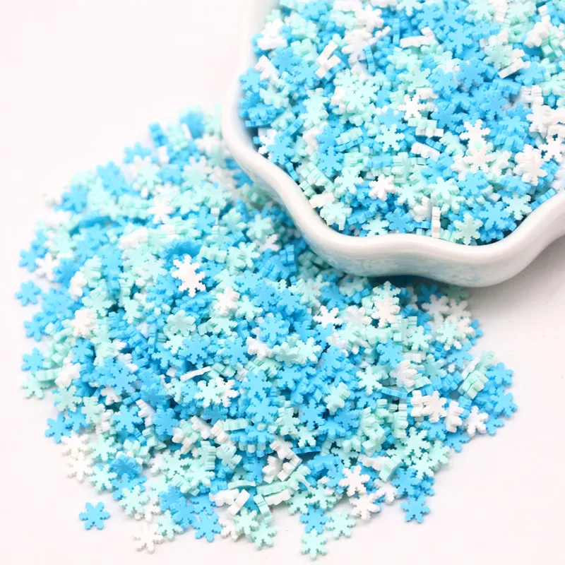 Boxi Slime Star Flower Heart Candy Fruit Slices Multi-series Polymer Clay Sprinkles DIY Nail Art Handmade Accessories 10g