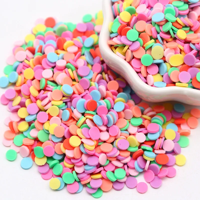 Boxi Slime Star Flower Heart Candy Fruit Slices Multi-series Polymer Clay Sprinkles DIY Nail Art Handmade Accessories 10g