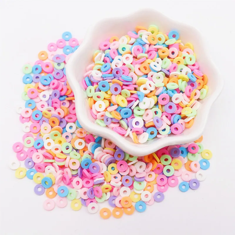 Boxi Slime Star Flower Heart Candy Fruit Slices Multi-series Polymer Clay Sprinkles DIY Nail Art Handmade Accessories 10g