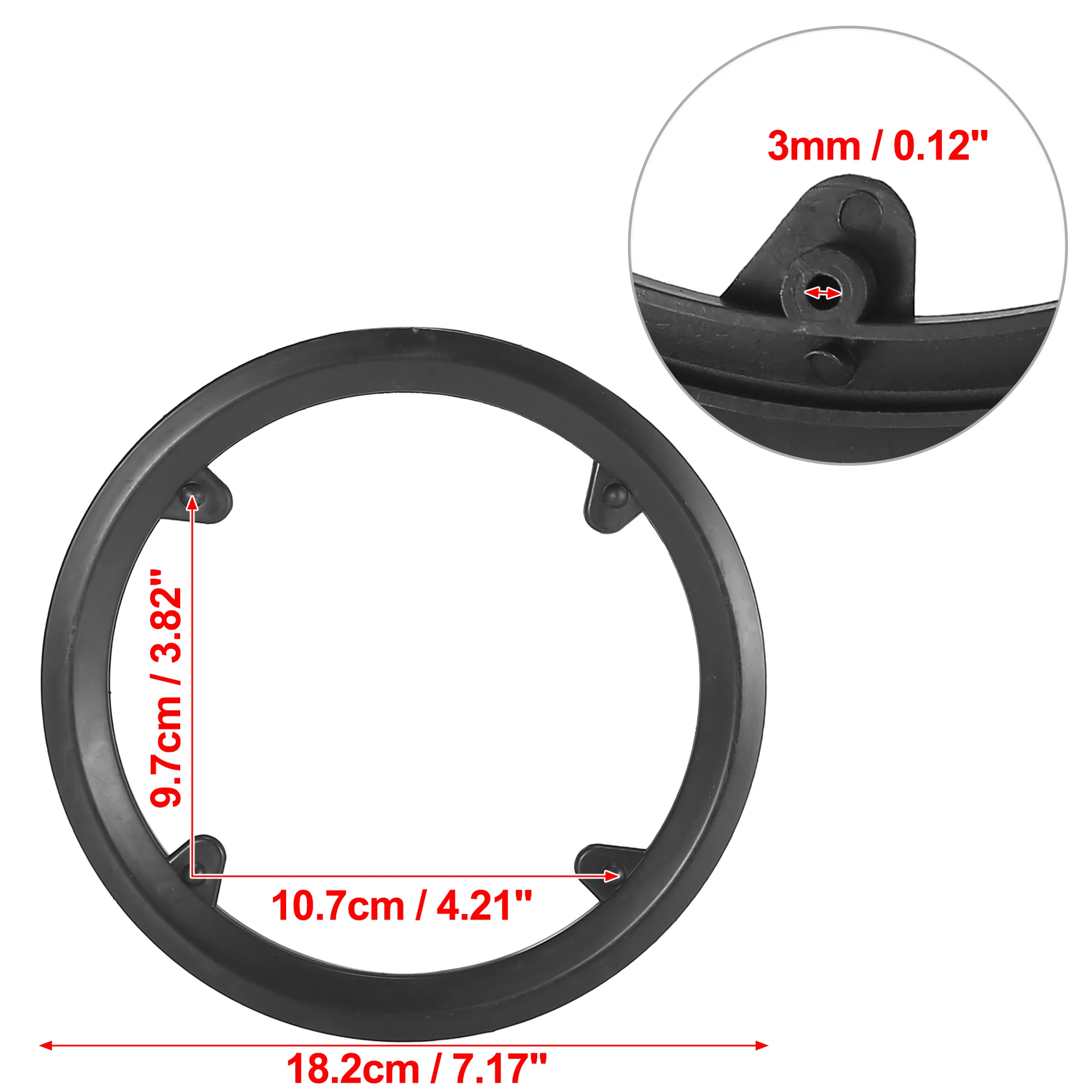 X Autohaux Bicycle Crankset Protective Cover Crank Chain Wheel Ring Guard Protector Sprocket Ring 40T42T 46T 48T 52T4/5 Holes