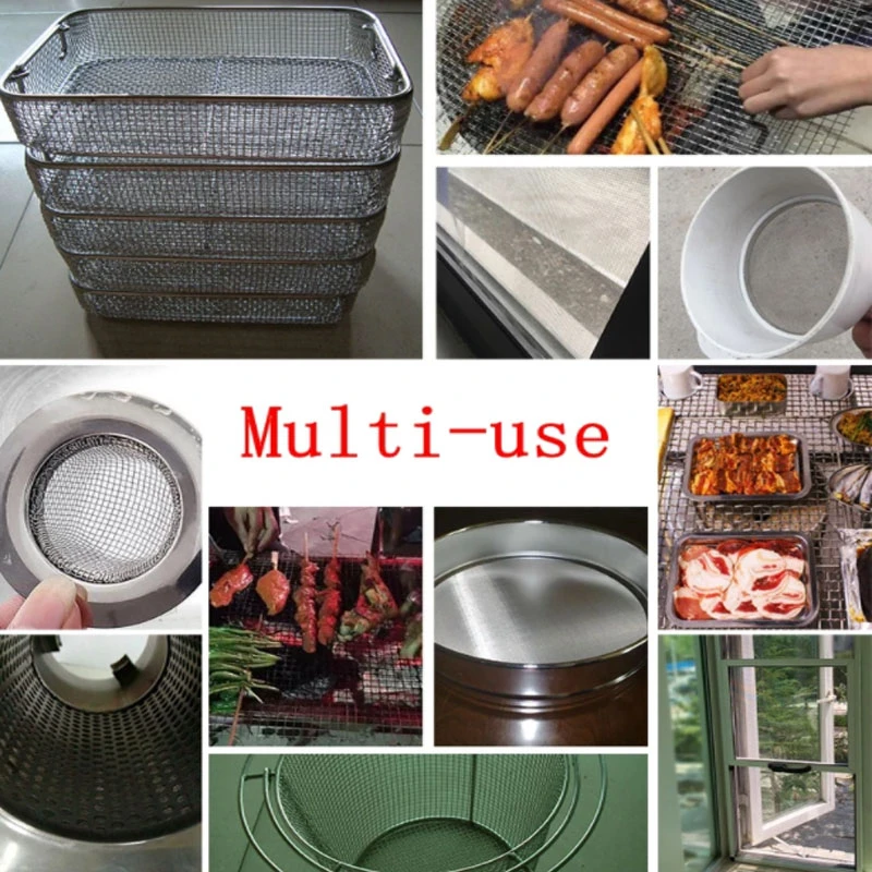 4-500 Mesh Woven Wire High Quality Stainless Steel Screening Filter Sheet Stainless Steel Micron Filter Multiple Sizes Available