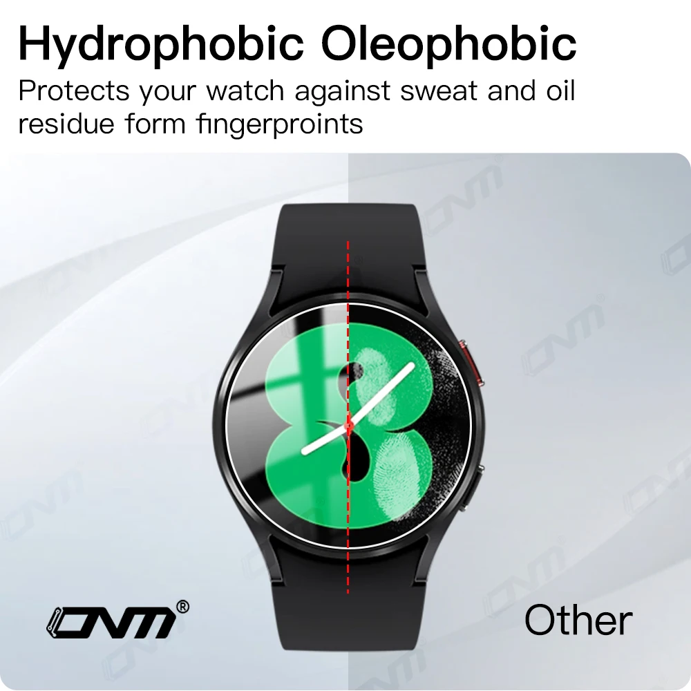 9H Tempered Glass for Samsung Galaxy Watch 9/8/7/6/5/4 40/44mm Classic 47mm Pro Screen Protector Anti-scratch Film Accessories