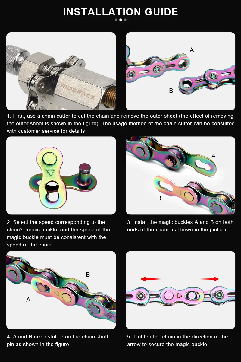 3 Pairs Bicycle Chain Connector Lock Quick Link For Road Bike Buckle Joint Magic Buckle MTB Cycling Parts 6/7/8/9/10/11/12 Speed