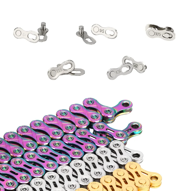 3 Pairs Bicycle Chain Connector Lock Quick Link For Road Bike Buckle Joint Magic Buckle MTB Cycling Parts 6/7/8/9/10/11/12 Speed