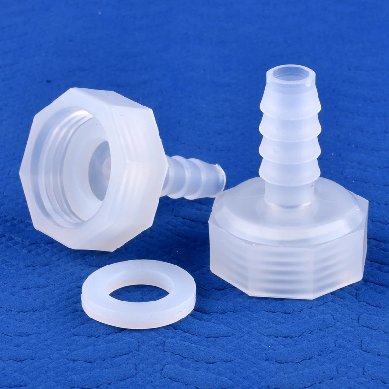 5~200pcs G1/2 Female Thread To 4~20mm PP Direct Connector Micro Irrigation Garden Water Pagoda Hose Joint Aquarium Tank Fittings