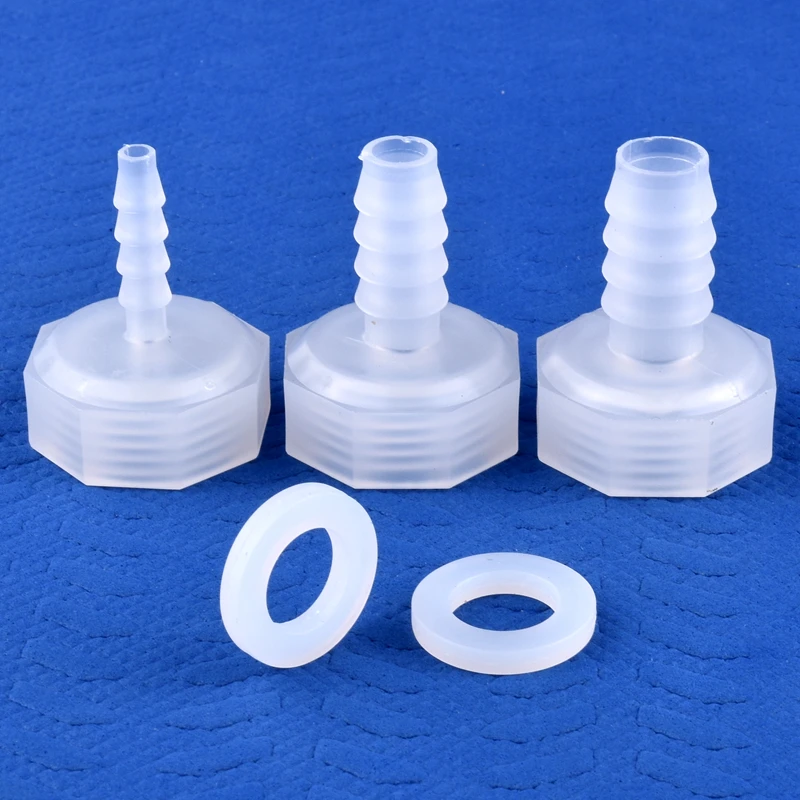 5~200pcs G1/2 Female Thread To 4~20mm PP Direct Connector Micro Irrigation Garden Water Pagoda Hose Joint Aquarium Tank Fittings
