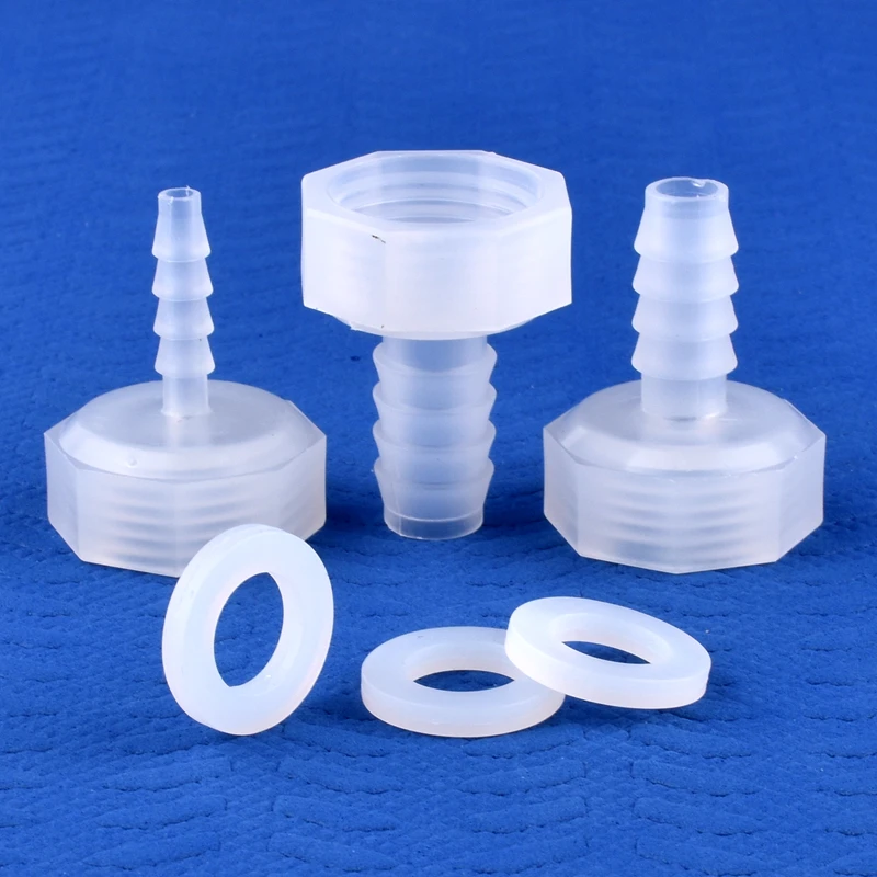 5~200pcs G1/2 Female Thread To 4~20mm PP Direct Connector Micro Irrigation Garden Water Pagoda Hose Joint Aquarium Tank Fittings