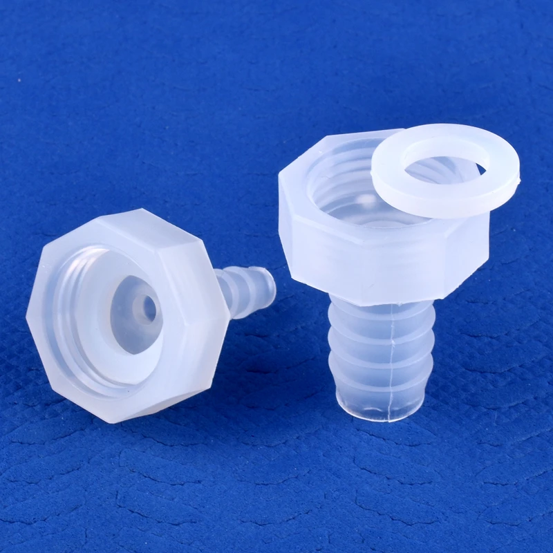 5~200pcs G1/2 Female Thread To 4~20mm PP Direct Connector Micro Irrigation Garden Water Pagoda Hose Joint Aquarium Tank Fittings