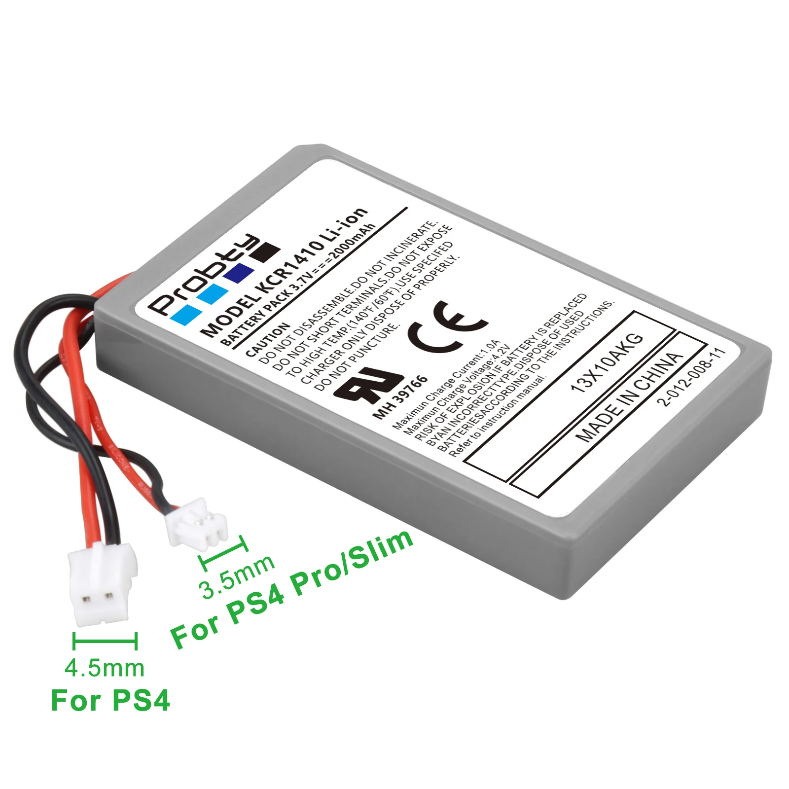 For SONY PS4 Pro Slim LIP1522 Dualshock 4 V1 V2 Wireless Controller Playstation GamePad 4x 2000mAh Rechargeable Battery