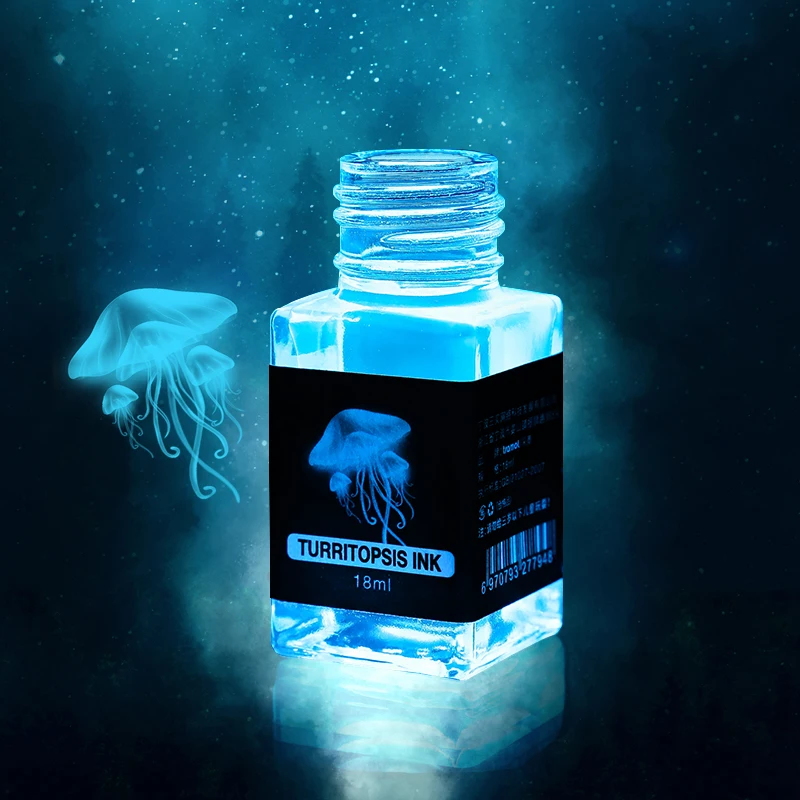 18 ml Non-Carbon Magic Invisible Ink Bottle For Fountain Glass Dip Pen UV Light Gift Stationery Supplies