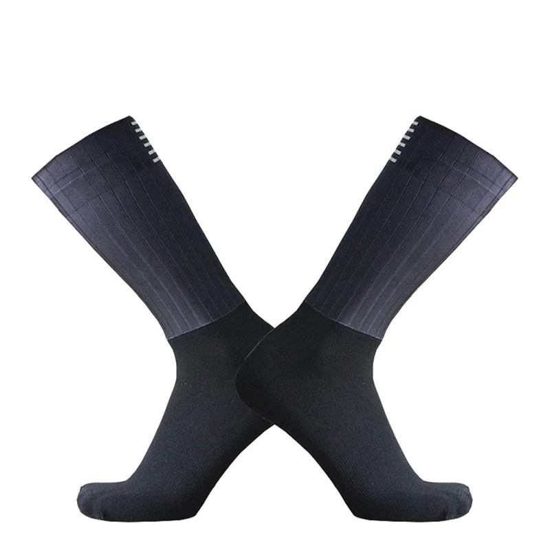 Pro Team Aero Cycling Socks Anti Slip Seamless Silicone Running Sport Road Bike Socks