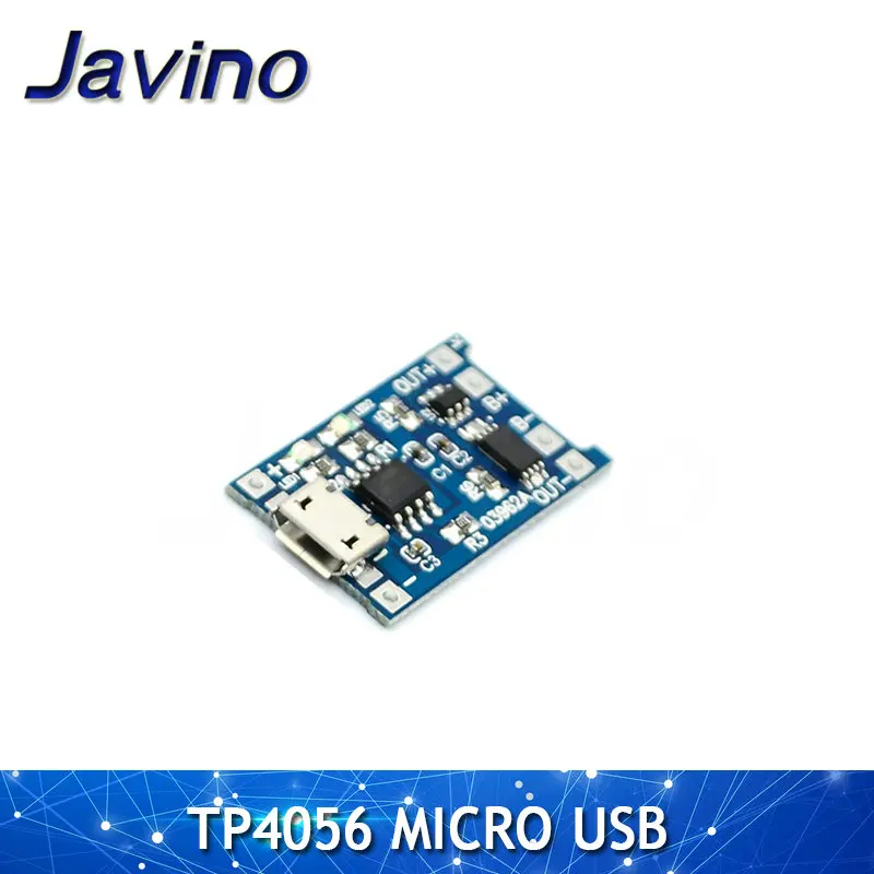 5PCS Type-C/Micro USB 5V 1A 18650 TP4056 Lithium Battery Charger Module Charging Board With Protection Dual Functions Li-ion