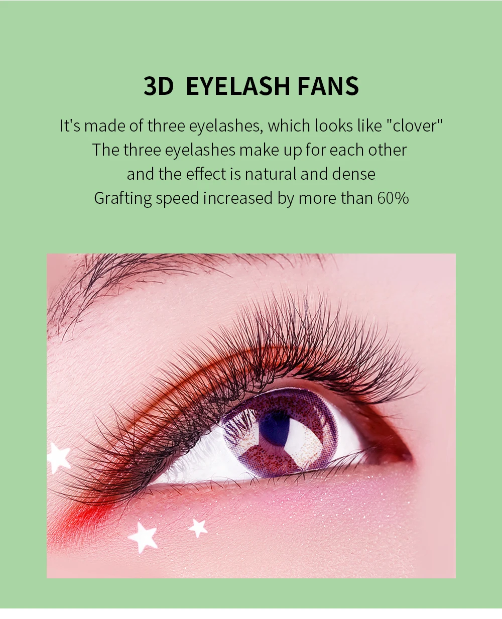 GLAMLASH W Shape Bloom 3D Premade Volume Fans Eyelash Extensions C/D/L/LU/M Natural Soft Light Individual YY Lashes Full Dense