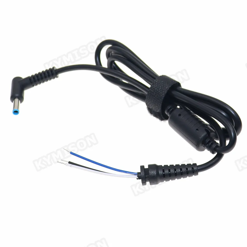 4.5x3.0 DC Power Charger Plug Cable Right Angle Connector with pin for Hp Envy Laptop Adapter DC connector 4.5*3.0mm Cable Cord