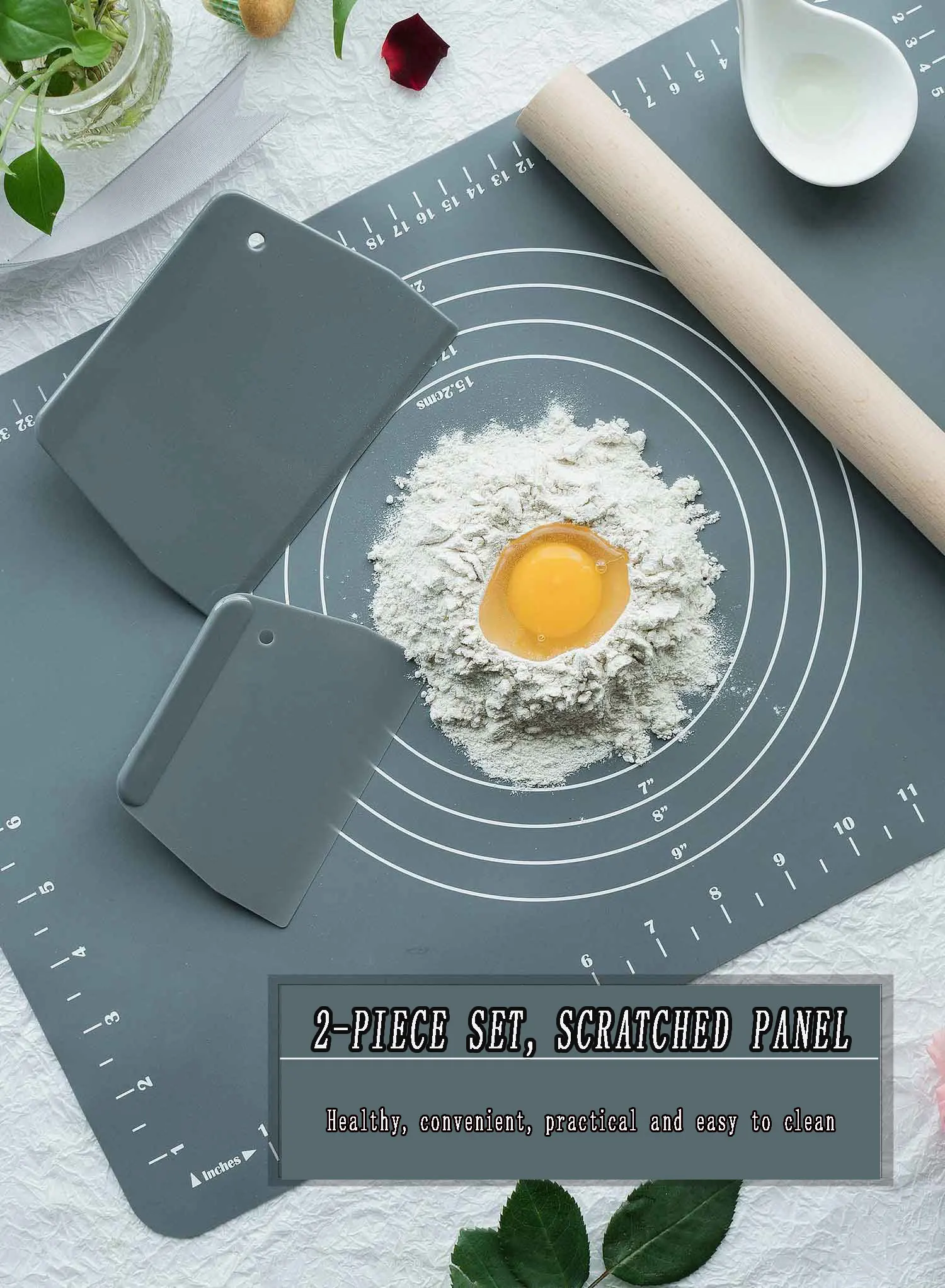 2pc Plastic Cake Cream Spatula Dough Butter Batter Scraper Baking Tools For Home Baking Cutting Tools Kitchen Gadgets