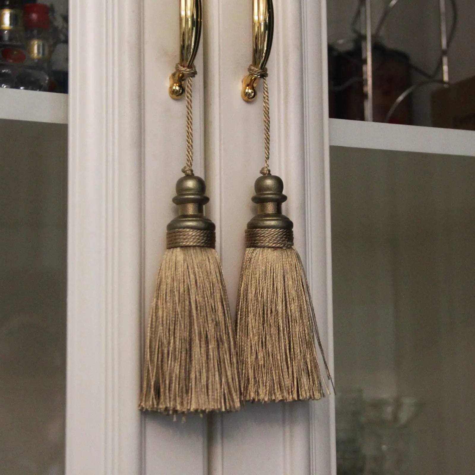 1PC Hanging Rope Silk Tassels Fringe Sewing Tassel Trim Key Tassels For DIY Embellish Curtain Accessories