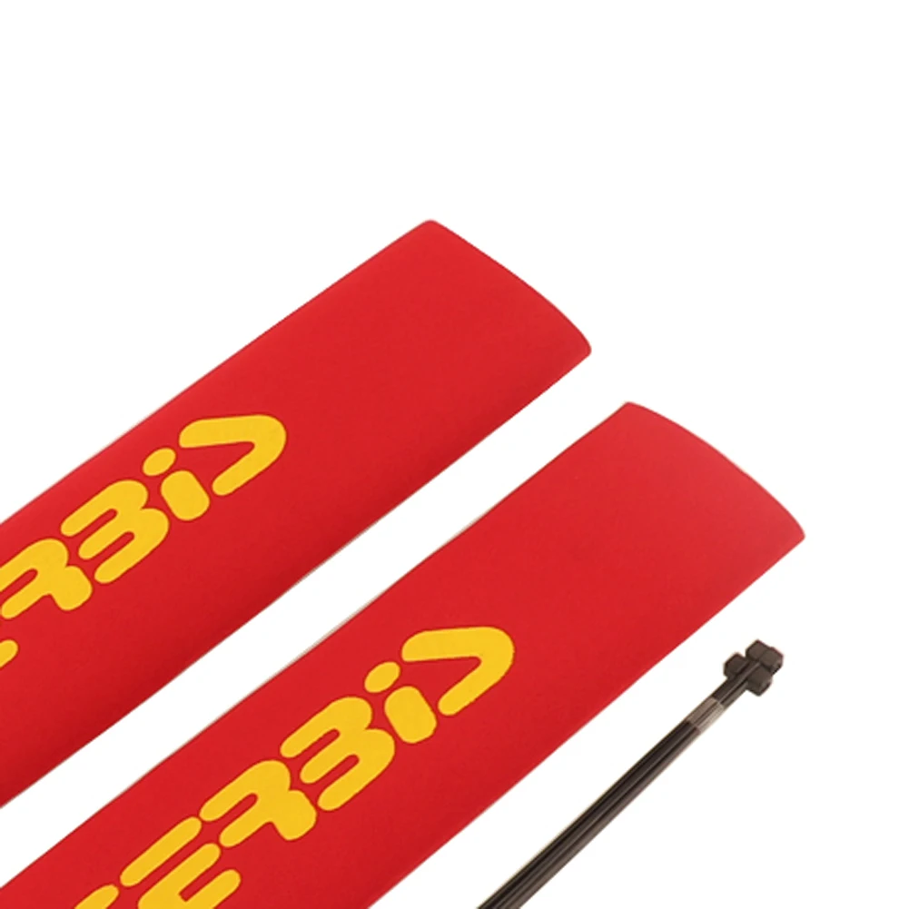 Front Fork Protector Rear Shock Absorber Guard Wrap Cover For CRF For ATV Dirt Pit Bike Motorcycle Scooter Universal 370mm
