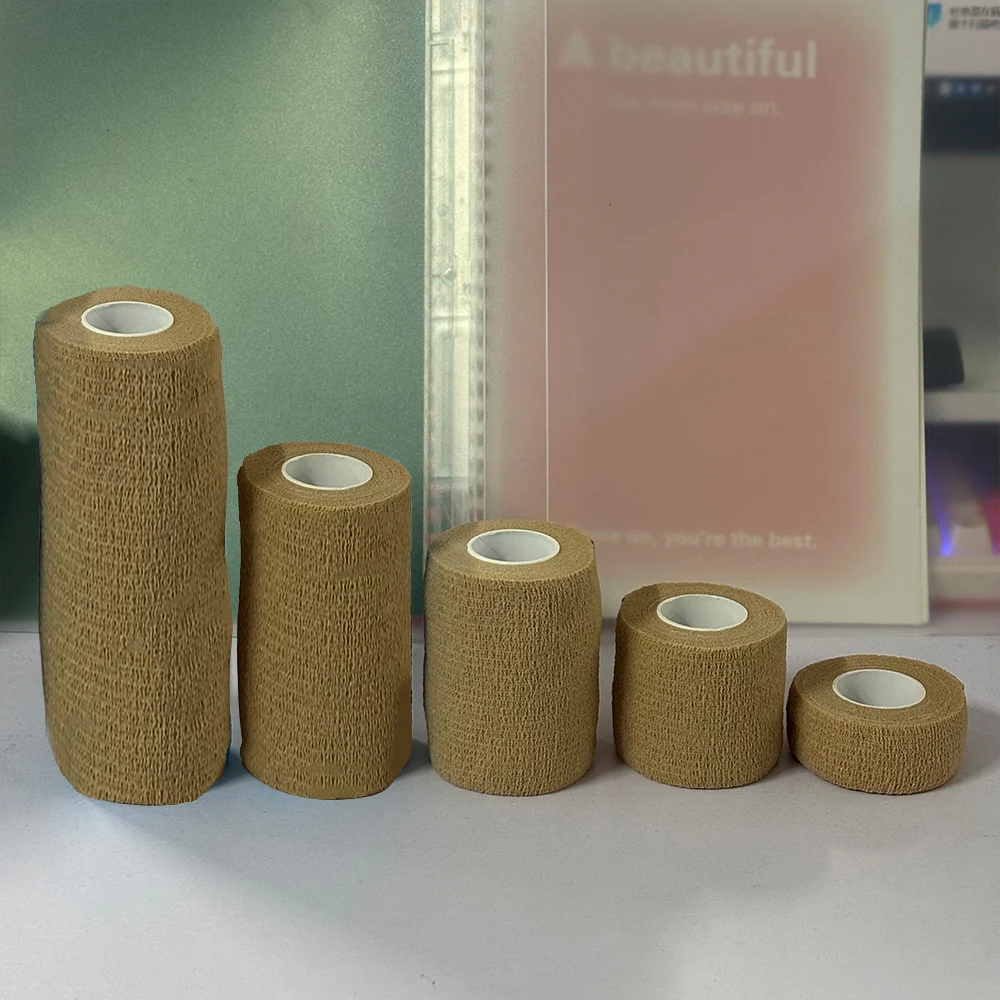 1 Roll 4.5m Blue Waterproof Bandage First Aid Kit Security Self-Adhesive Elastic Bandage Emergency Survival Kit