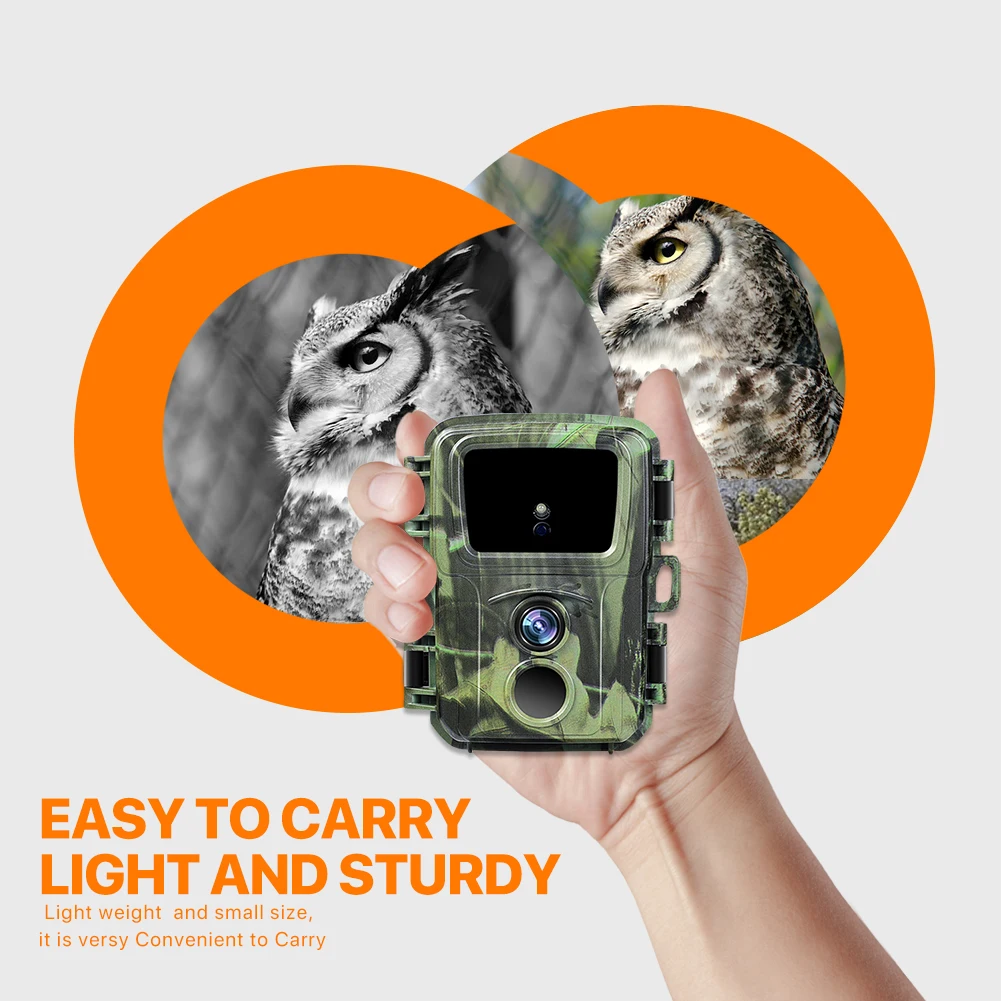20MP 1080P Mini Trail Hunting Camera Wildlife Cameras 850NM Night Vision Mini600 Animal Cam Photo Trap Surveillance Tracking