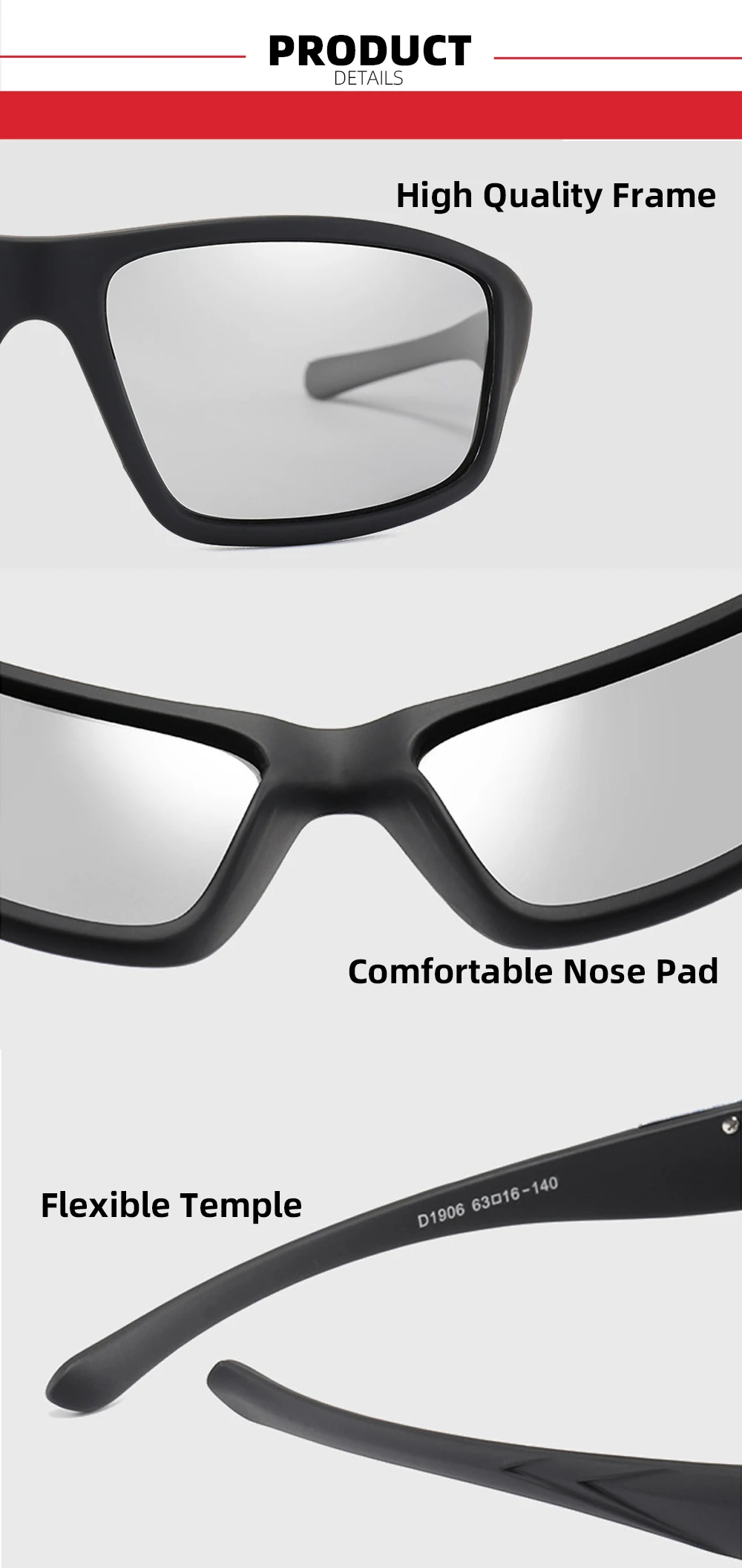 Men Photochromic Sunglasses Cycling Matte Black Sports Goggles Women Color Changing Polarized Bicycle Riding 2026 Sun Glasses