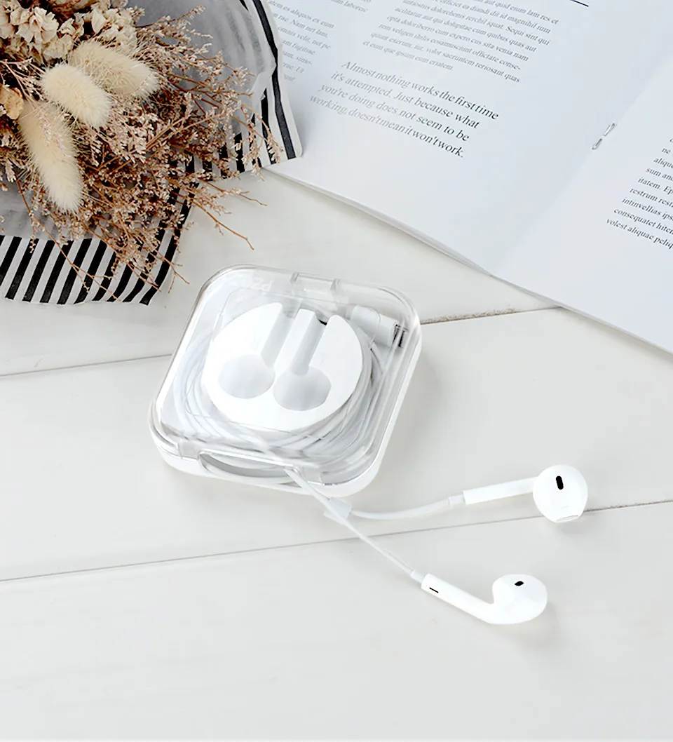 PZOZ For Apple watch charger cable storage box wired earphones Headphone c to type c Macbook cable management organizer Case