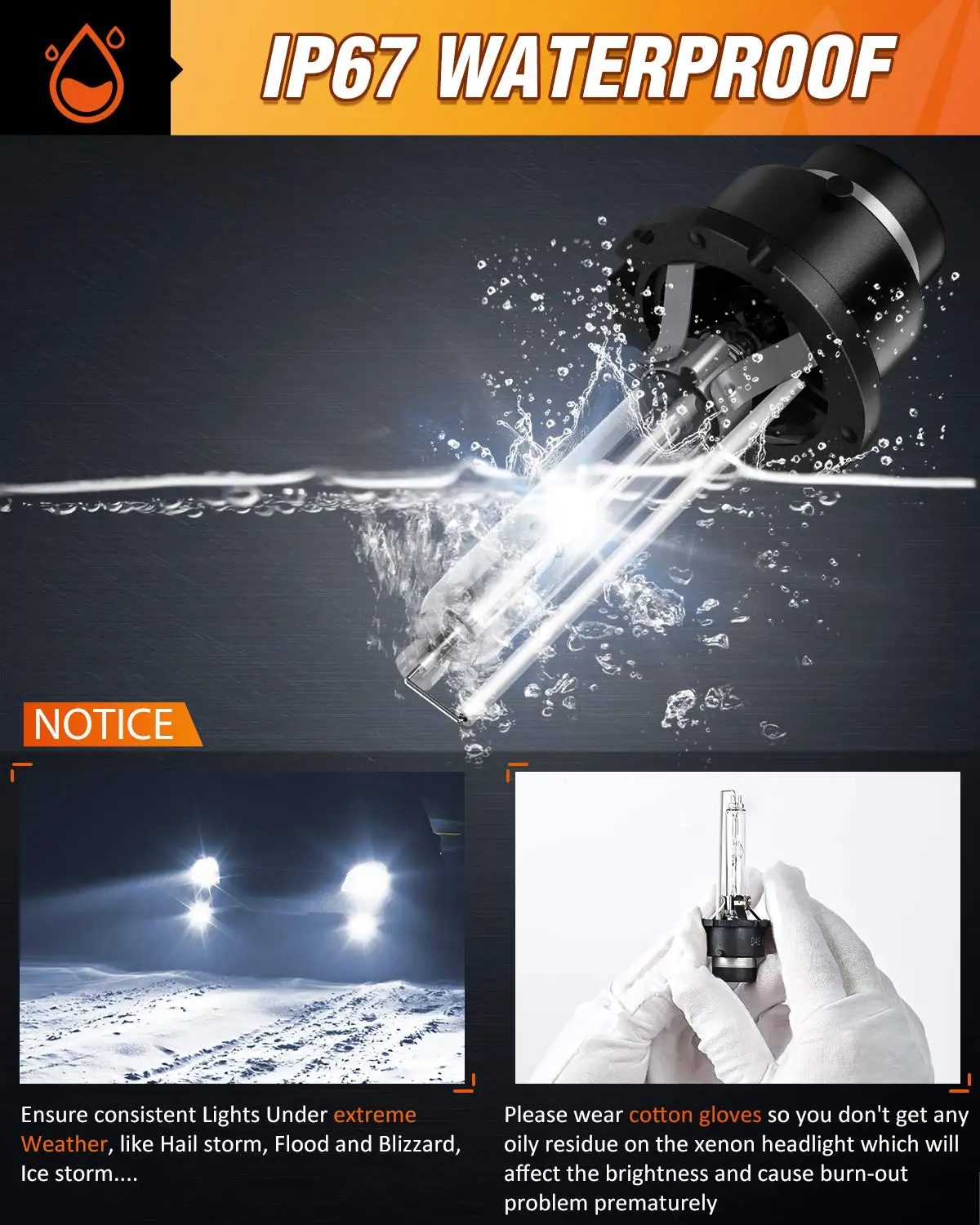 2x Xenon Bulb D2S D2R D4S D4R HID Headlamp Car Headlight Bulb Kit Auto Lamp 4300K 5000K 6000K 8000K 10000K 12000K 12V 35W