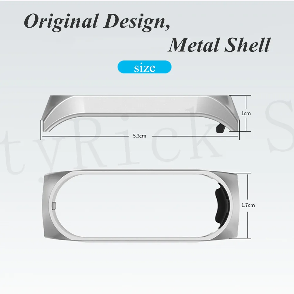 Metal Strap bracelet for Xiaomi mi band 7 6 5 3 4 strap Stainless Steel MiBand 4 Smart Wrist Strap for xiao mi miband 4 3 straps