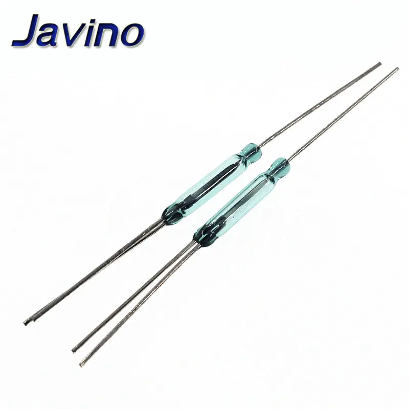 5Pcs Reed Switch 3 pin Magnetic Switch 2.5*14mm Normally Open Normally Closed Conversion 2.5X14MM NO/NC Conversion for Sensors