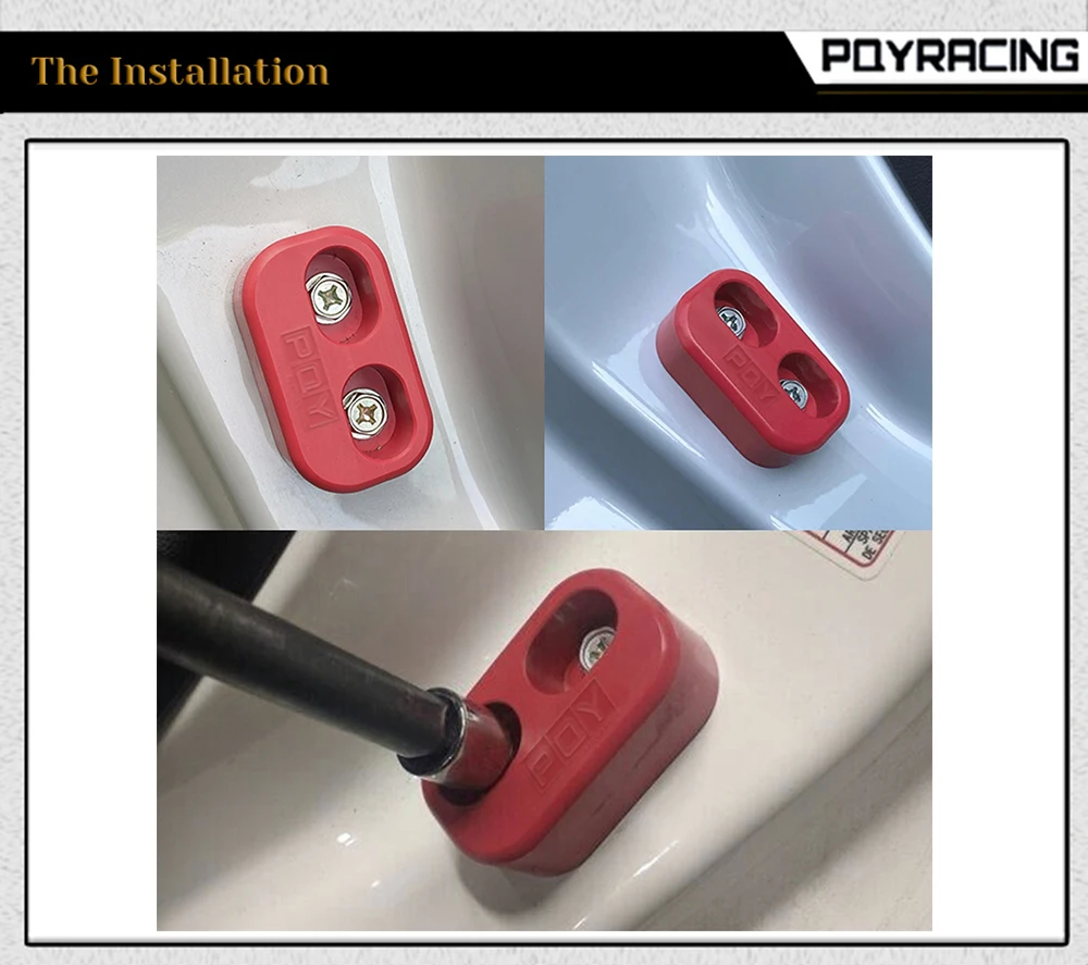 PQY 2pcs Door Lining Bushings Replacement For Mazda NA, NB, NC, ND MX-5 Miata Door Bushings All Miata Generations