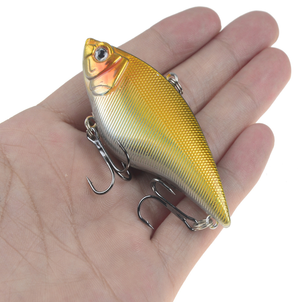 1PCS Hard VIB Fishing Lure 7cm 16g Plastic Artificial Bait Treble Hooks Peche Bass Pike Trolling Pesca Fishing Tackle