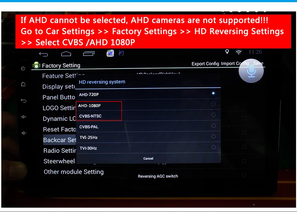 Smartour 4K CCD Fisheye Chips HD Night Vision Auto Parking Assistance With Parking Line AHD 1080P Car Rear View Camera