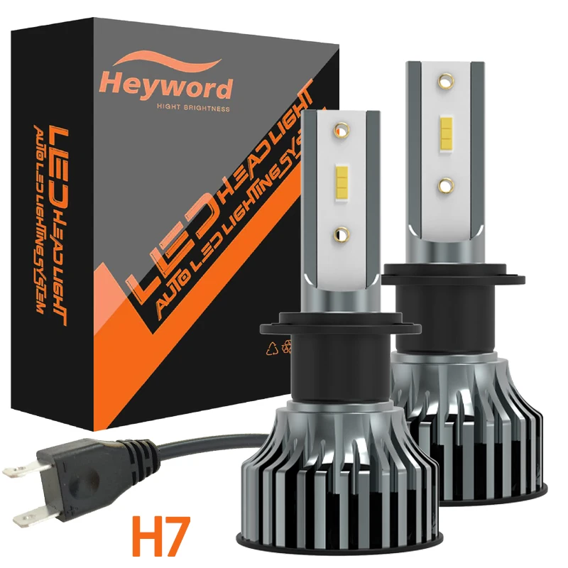 Heyword 150000lm 450W 1860 CSP chip 3000k/4300k/6000k/8000k Car LED Headlight h4 h7 h1 LED headlights 9005 H7 h11 led light