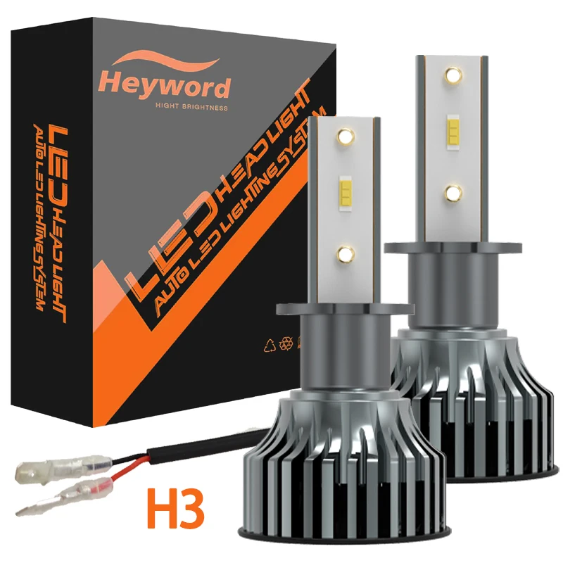 Heyword 150000lm 450W 1860 CSP chip 3000k/4300k/6000k/8000k Car LED Headlight h4 h7 h1 LED headlights 9005 H7 h11 led light