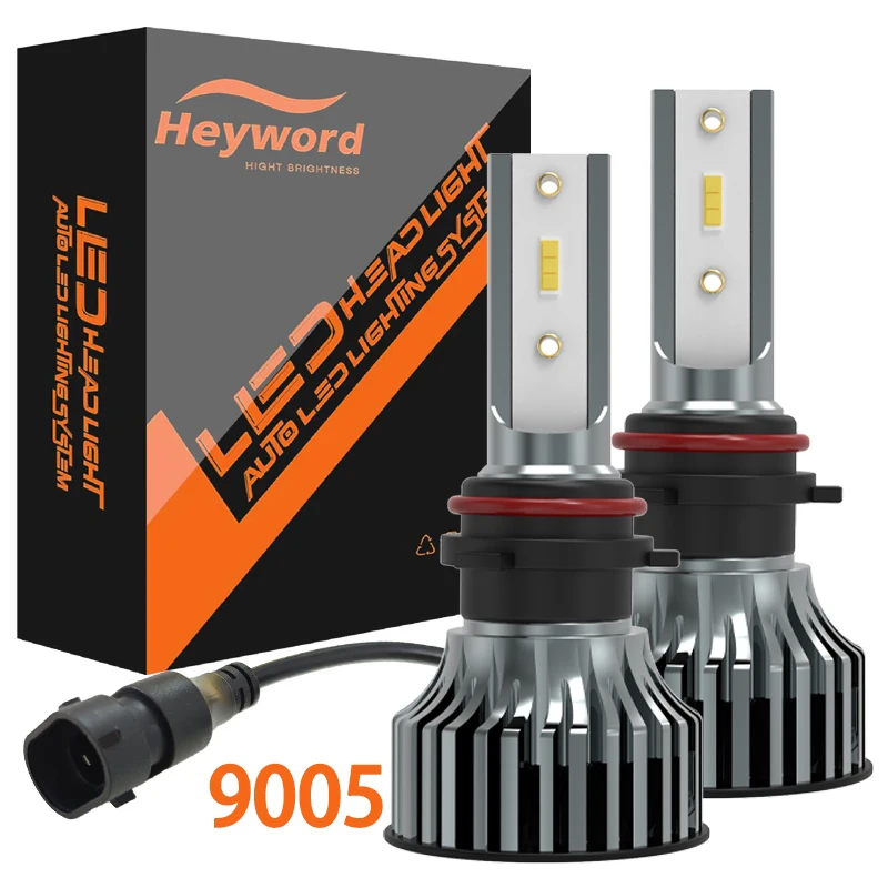 Heyword 150000lm 450W 1860 CSP chip 3000k/4300k/6000k/8000k Car LED Headlight h4 h7 h1 LED headlights 9005 H7 h11 led light