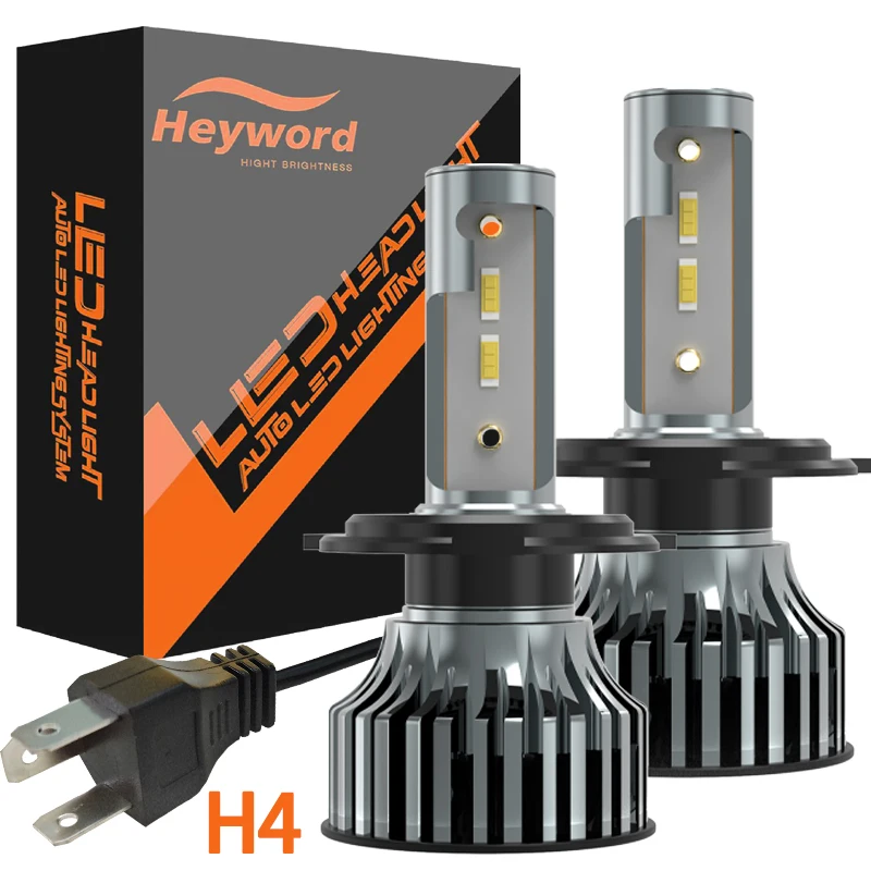 Heyword 150000lm 450W 1860 CSP chip 3000k/4300k/6000k/8000k Car LED Headlight h4 h7 h1 LED headlights 9005 H7 h11 led light