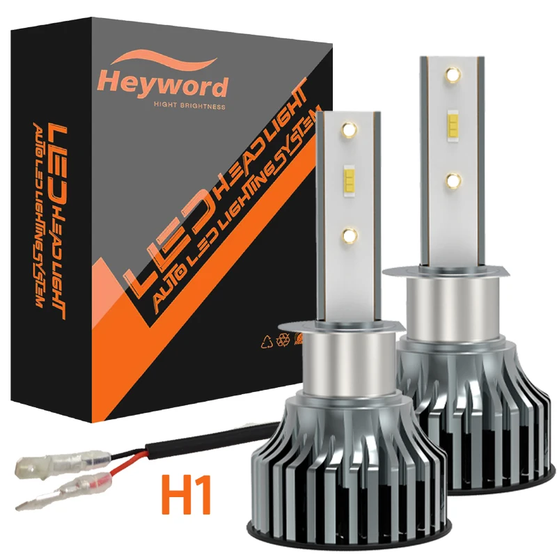 Heyword 150000lm 450W 1860 CSP chip 3000k/4300k/6000k/8000k Car LED Headlight h4 h7 h1 LED headlights 9005 H7 h11 led light