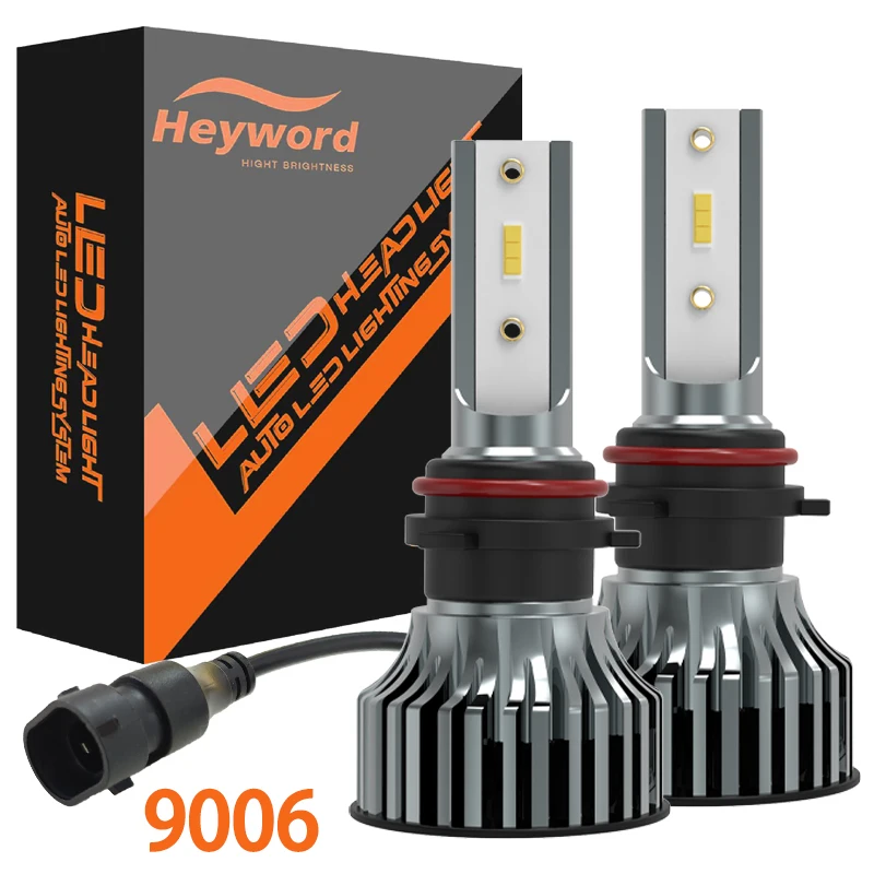 Heyword 150000lm 450W 1860 CSP chip 3000k/4300k/6000k/8000k Car LED Headlight h4 h7 h1 LED headlights 9005 H7 h11 led light