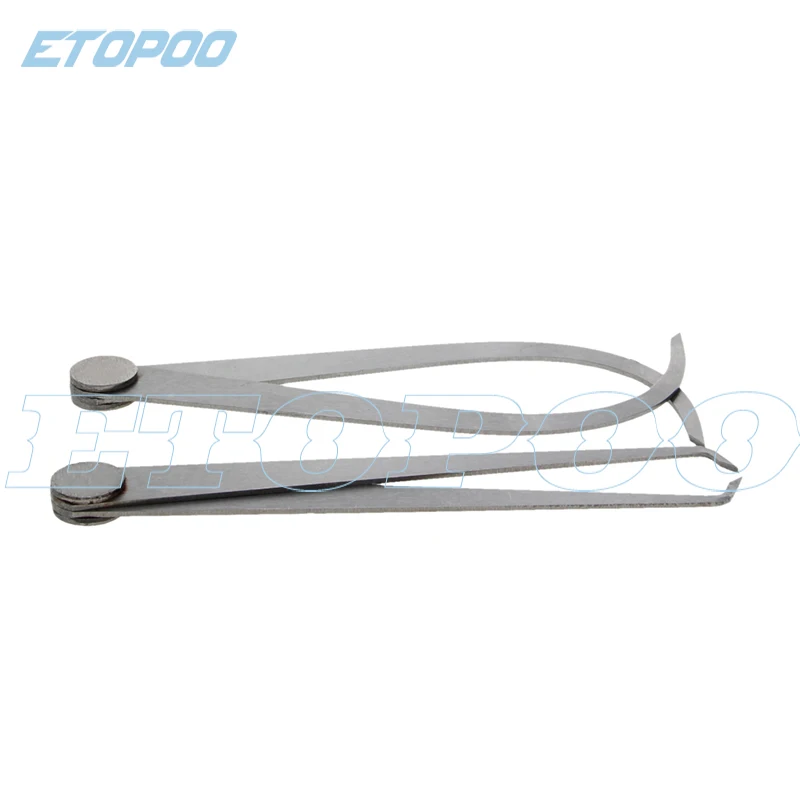 2pcs Calipers 150-450mm Metal Caliper Firm Joint Inside and Outside Caliper Steel Machinist Carving Measurement Tool