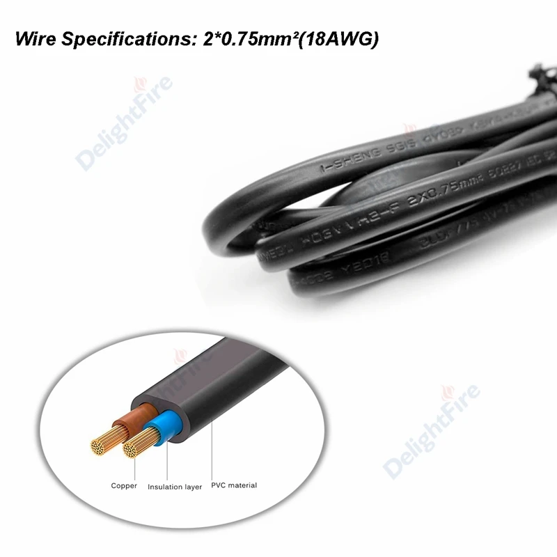 0.3-10m EU Extension Cord C7 Power Cable Figure 8 Euro Plug AC Cable For Samsung LG Sony TV Samsung Monitor Power Supply PS2 3