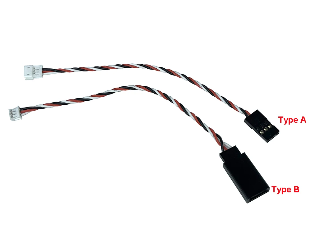 4PCS JST 1.5mm 3Pins Male Female and JR Style for Mini Receiver Servo Wire Plug Converter