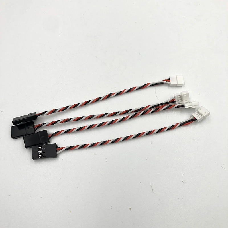 4PCS JST 1.5mm 3Pins Male Female and JR Style for Mini Receiver Servo Wire Plug Converter