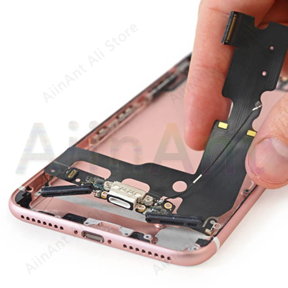 AiinAnt OEM USB Port Charger Dock Connector Mic Charging Flex Cable For iPhone 7 8 Plus Xs Max X XR Dock Charging Flex