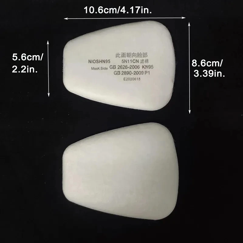 Dust-Proof 5N11 5P71 Replaced Filters Cotton 501 For 3M 6200/7502/6800/6001 Industry Spray Painting Chemical Respirator Gas Mask