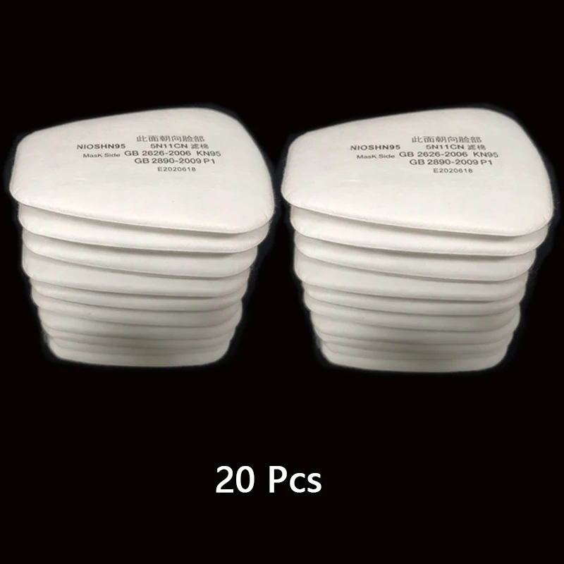 Dust-Proof 5N11 5P71 Replaced Filters Cotton 501 For 3M 6200/7502/6800/6001 Industry Spray Painting Chemical Respirator Gas Mask