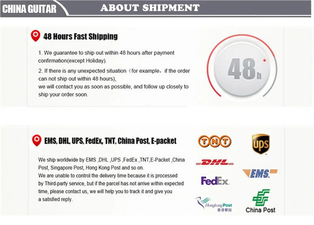 50pcs Dunlop Guitar Picks Electric Guitar Parts Picks Accessories 6 Kinds Thickness Picks