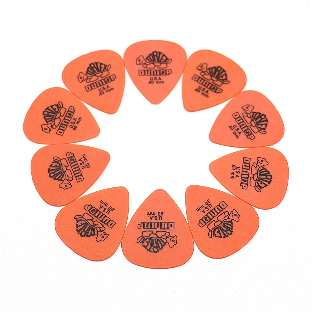 50pcs Dunlop Guitar Picks Electric Guitar Parts Picks Accessories 6 Kinds Thickness Picks