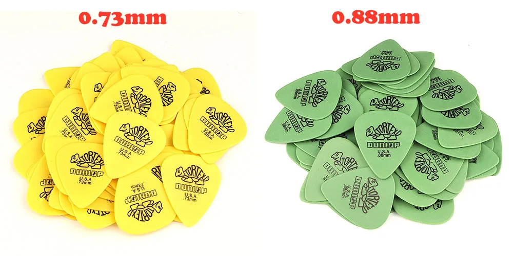 50pcs Dunlop Guitar Picks Electric Guitar Parts Picks Accessories 6 Kinds Thickness Picks