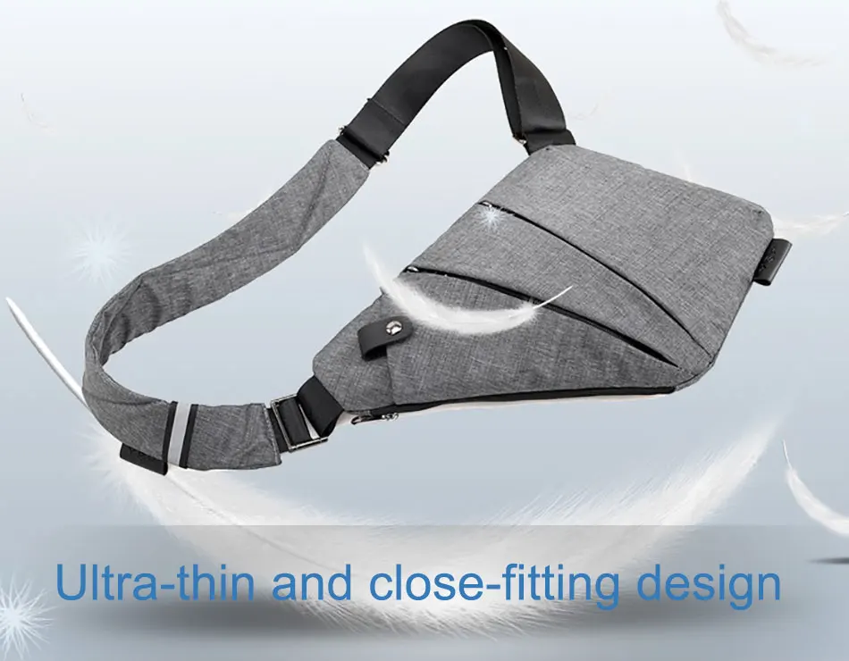Multifunction Chest Bags Anti Theft Single Crossobdy Bags for Men Waterproof Male Cross Body Messenger Bag Fanny Pack Sac