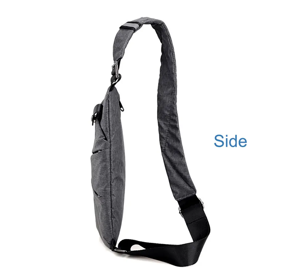 Multifunction Chest Bags Anti Theft Single Crossobdy Bags for Men Waterproof Male Cross Body Messenger Bag Fanny Pack Sac