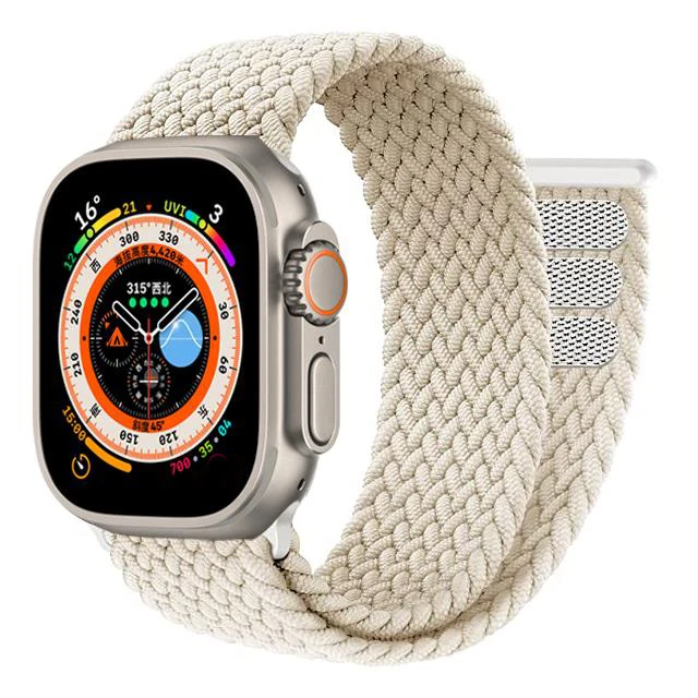 Braided Solo Loop Strap for Apple Watch Ultra 4 2 3 Bands 44mm 40mm 45mm 49mm 46mm Bracelet Correa iWatch Series SE 8 9 10 11 12